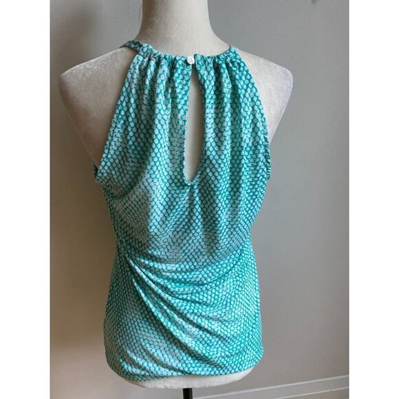 Michael Kors women green halter top sz small - Picture 4 of 6